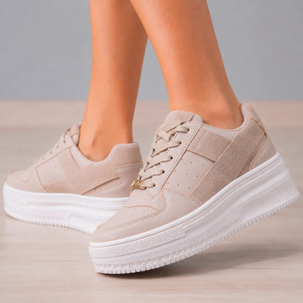 Zapatillas Urbanas Mujer Krabi - Beige