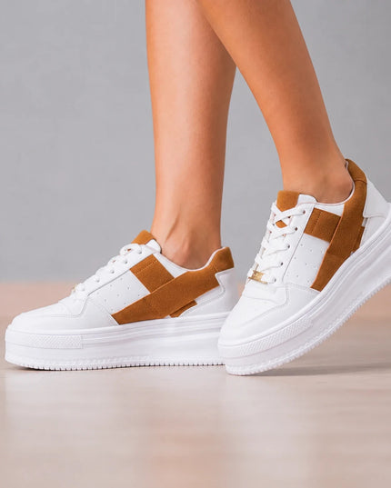 Zapatillas Urbanas Mujer Krabi - Camel