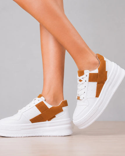 Zapatillas Urbanas Mujer Krabi - Camel