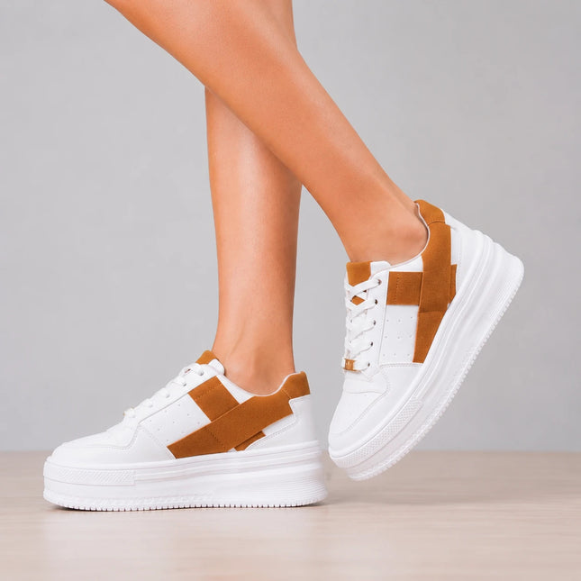 Zapatillas Urbanas Mujer Krabi - Camel