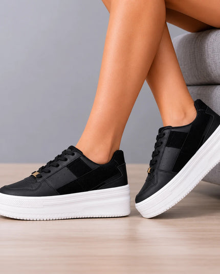 Zapatillas Urbanas Mujer Krabi - Negro