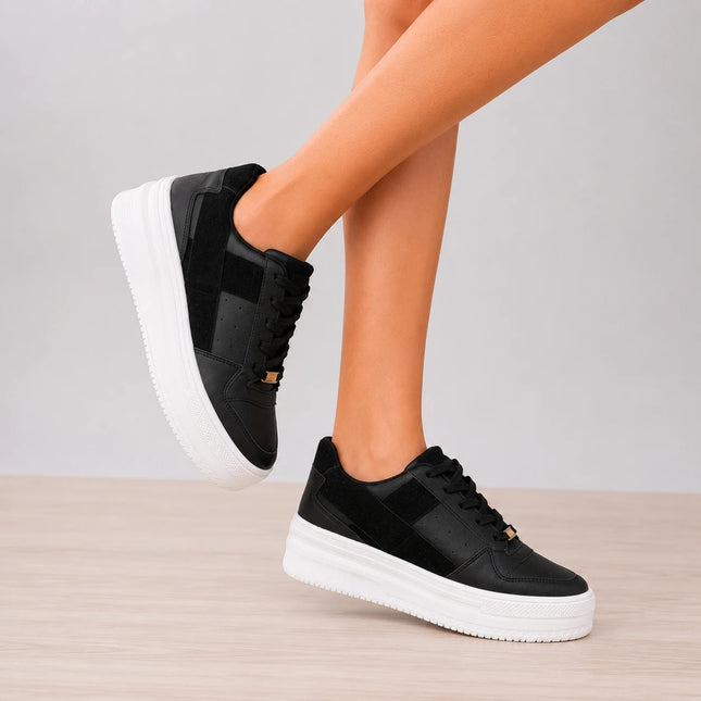 Zapatillas Urbanas Mujer Krabi - Negro