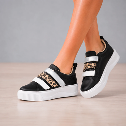 Zapatillas Urbanas Mujer La Plata - Negro
