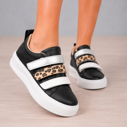 Zapatillas Urbanas Mujer La Plata - Negro