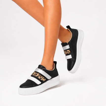 Zapatillas Urbanas Mujer La Plata - Negro