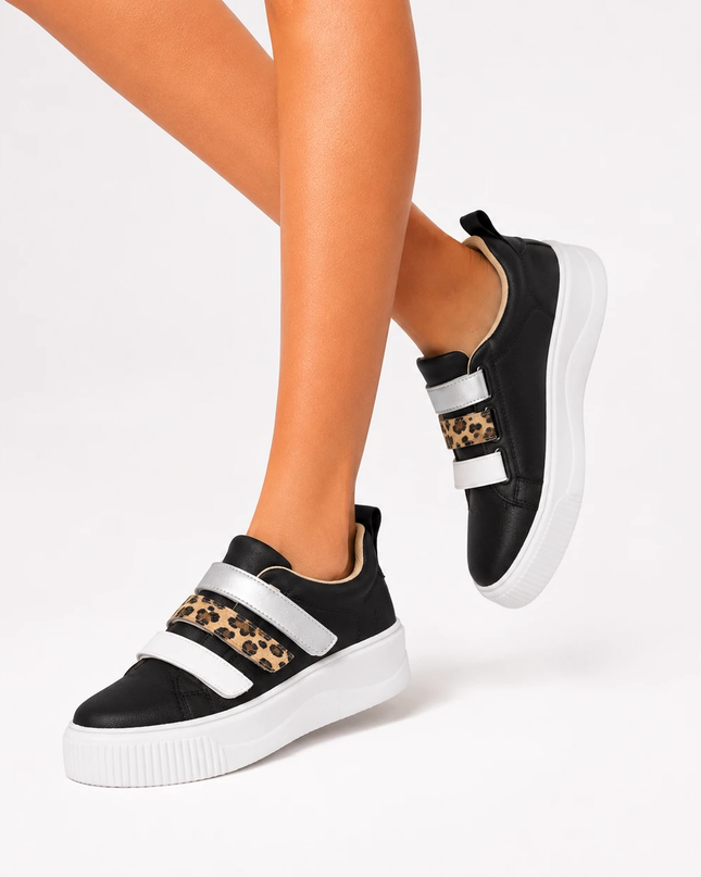 Zapatillas Urbanas Mujer La Plata - Negro
