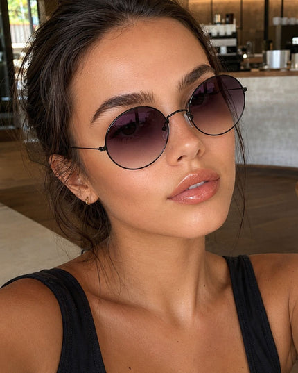Lentes de Sol Urbano - M - MBL017 - Negro Plateado
