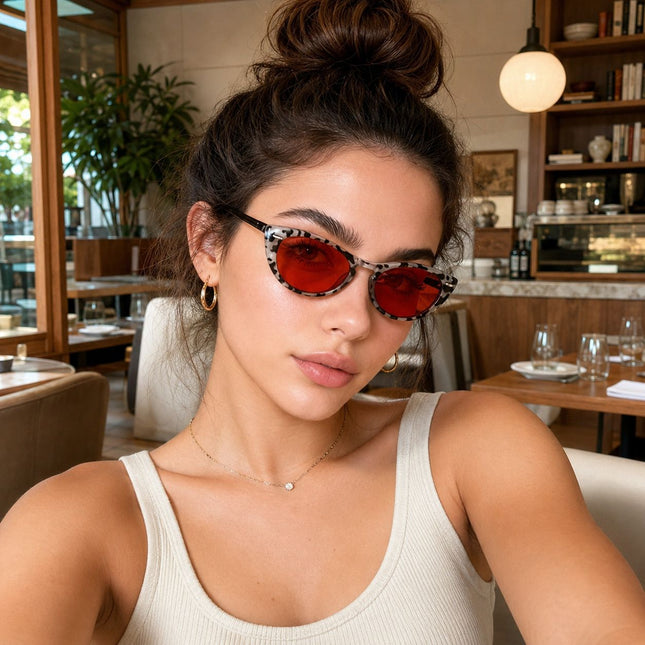 Lentes de Sol Urbano - PL - 2973 -  Negro con Gris