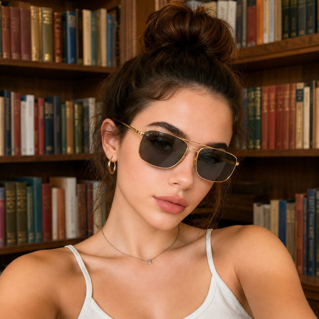 Lentes de Sol Urbano - PL - 4913 -  Dorado