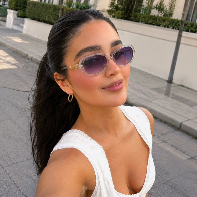 Lentes de Sol Urbano - PL - 4974 -  Gris Transparente