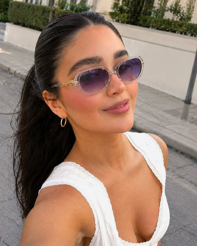 Lentes de Sol Urbano - PL - 4974 -  Gris Transparente