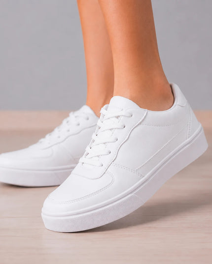 Zapatillas Urbanas Mujer Line - Blanco