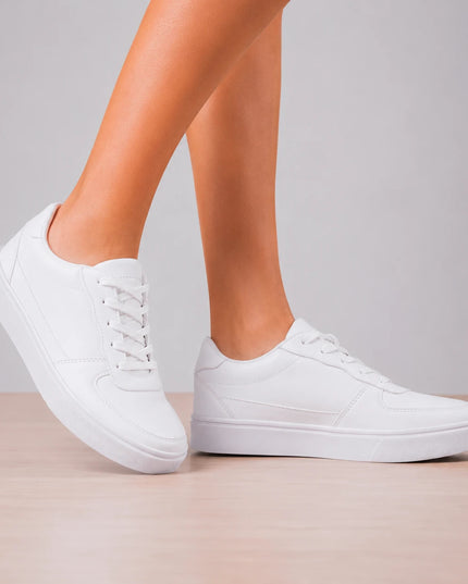 Zapatillas Urbanas Mujer Line - Blanco