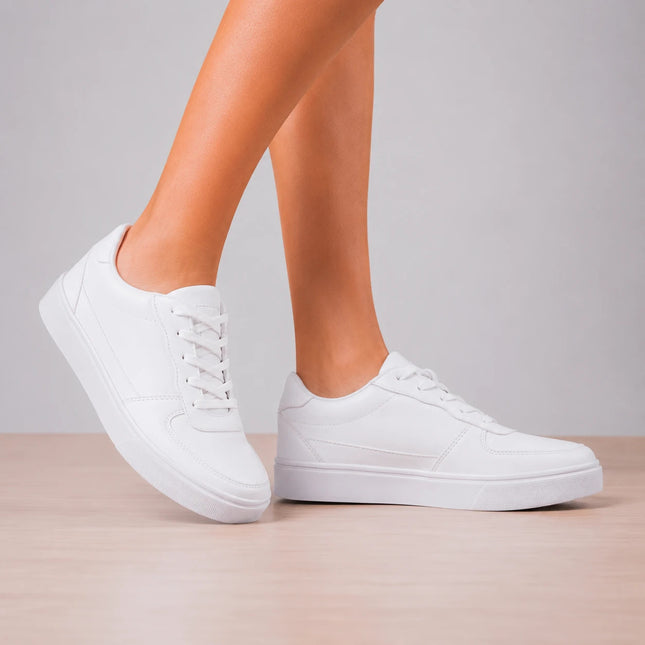 Zapatillas Urbanas Mujer Line - Blanco