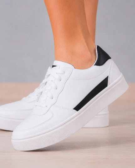 Zapatillas Urbanas Mujer Line - Negro