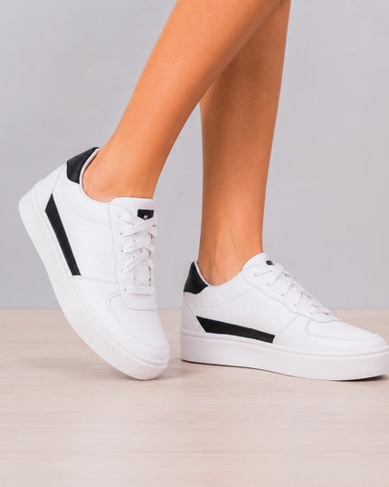 Zapatillas Urbanas Mujer Line - Negro