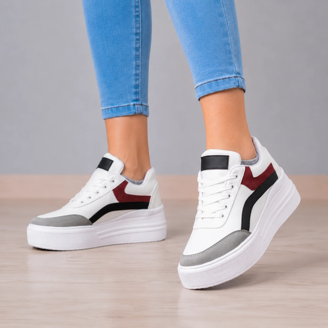 Zapatillas Urbanas Mujer Loop - Guinda