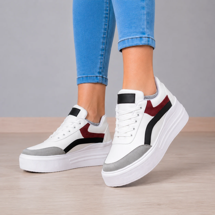 Zapatillas Urbanas Mujer Loop - Guinda