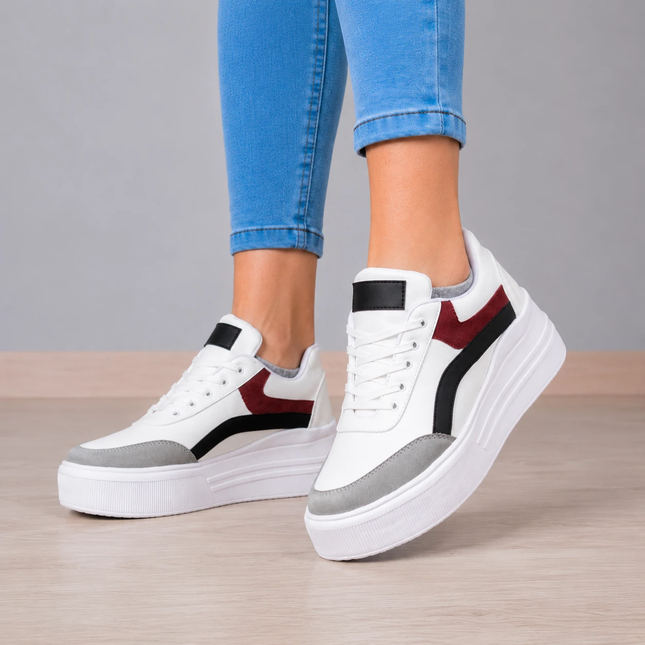 Zapatillas Urbanas Mujer Loop - Guinda