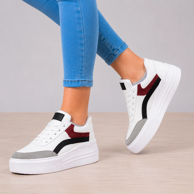 Zapatillas Urbanas Mujer Loop - Guinda