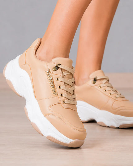Zapatillas Urbanas Mujer Lumi - Nude