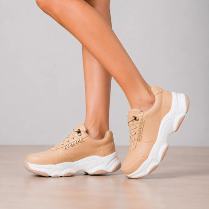 Zapatillas Urbanas Mujer Lumi - Nude