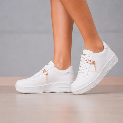 Zapatillas Urbanas Mujer Lyon - Blanco