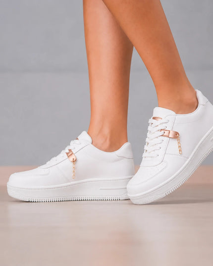 Zapatillas Urbanas Mujer Lyon - Blanco