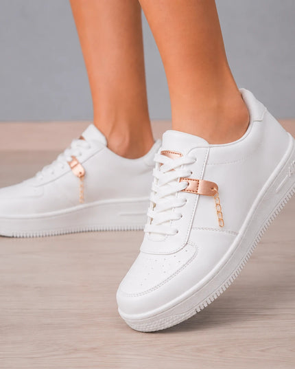 Zapatillas Urbanas Mujer Lyon - Blanco