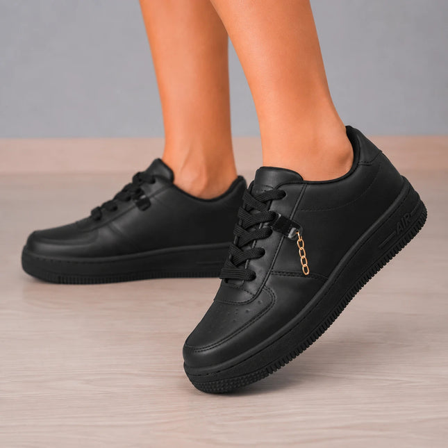 Zapatillas Urbanas Mujer Lyon - Negro