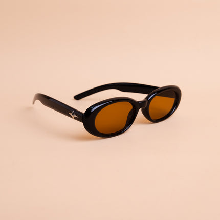 Lentes de Sol Urbano  - PL968 - Negro con lunas marrones