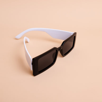 Lentes de Sol Urbano - INK002 - Blanco con Negro