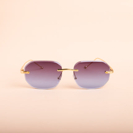 Lentes de Sol Urbano Dorado con Azul  - PL 1924 -