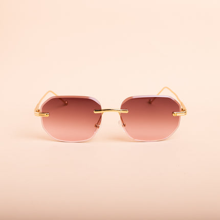 Lentes de Sol Urbano - PL 1924 - Dorado con Marrón