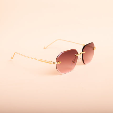 Lentes de Sol Urbano - PL 1924 - Dorado con Marrón