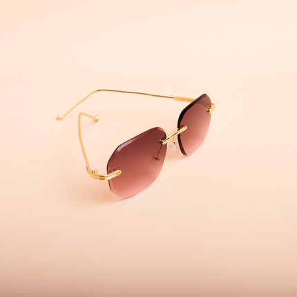 Lentes de Sol Urbano - PL 1924 - Dorado con Marrón