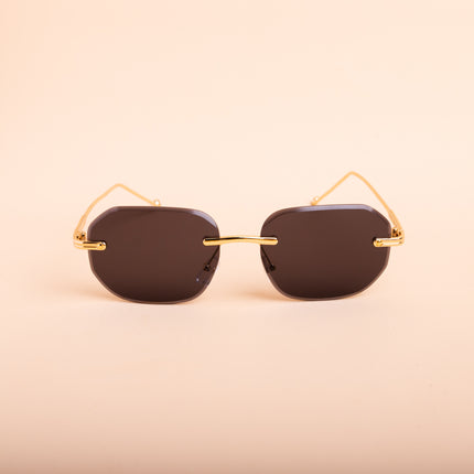 Lentes de Sol Urbano - PL 1924 - Dorado con Negro