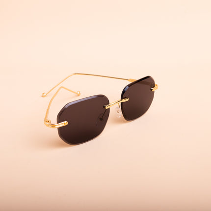 Lentes de Sol Urbano - PL 1924 - Dorado con Negro