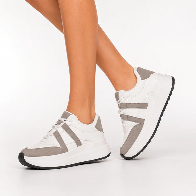 Zapatillas Urbanas Mujer Malinas  - Plomo