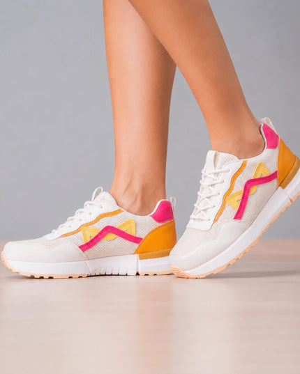 Zapatillas Urbanas Mujer Manu - Anaranjado