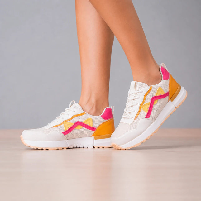 Zapatillas Urbanas Mujer Manu - Anaranjado