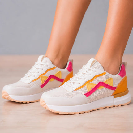 Zapatillas Urbanas Mujer Manu - Anaranjado