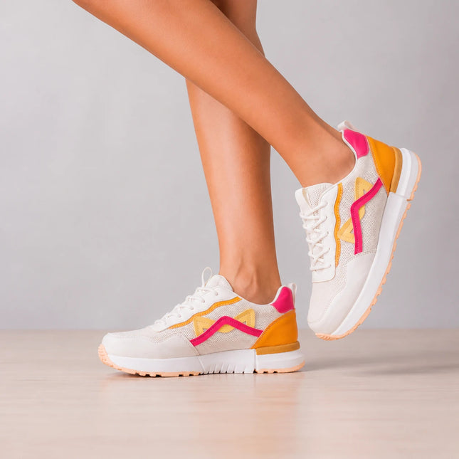 Zapatillas Urbanas Mujer Manu - Anaranjado