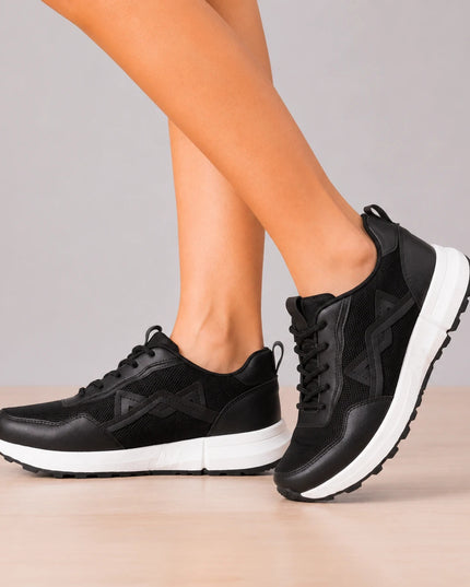 Zapatillas Urbanas Mujer Manu - Negro