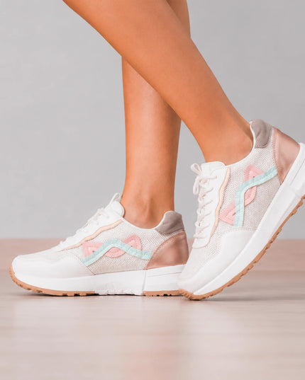 Zapatillas Urbanas Mujer Manu - Rosado