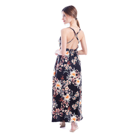 Maxivestido Izely - Negro