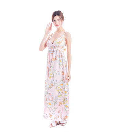 Maxivestido Izely - Rosado