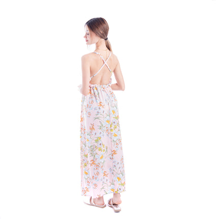 Maxivestido Izely - Rosado