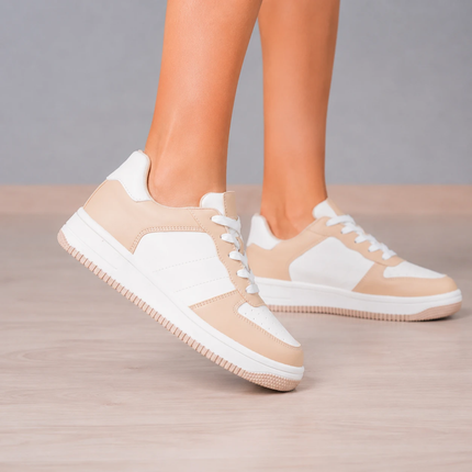 Zapatillas Urbanas Mujer Mendoza - Beige