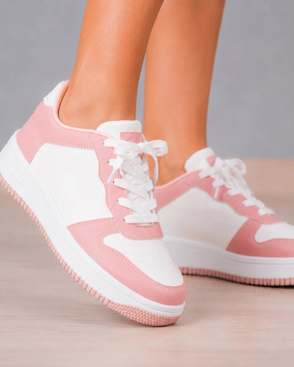 Zapatillas Urbanas Mujer Mendoza - Rosado Oscuro